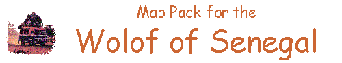 Map Pack for the Wolof of Senegal